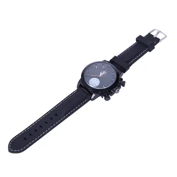 

Fashion Unisex Men Women Silicone Quartz Analog Wrist Watch Big Dial Watches Black