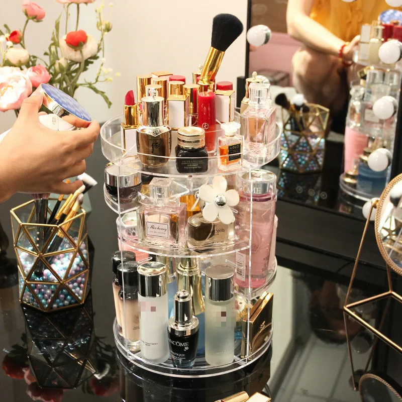 360 Rotating Cosmetics Storage Box Desktop Clear Makeup Organizer Holder Rack Organizador Maquillaje Organizer Na Kosmetyki
360 Rotating Cosmetics Storage Box Desktop Clear Makeup Organizer Holder Rack Organizador Maquillaje Organizer Na Kosmetyki