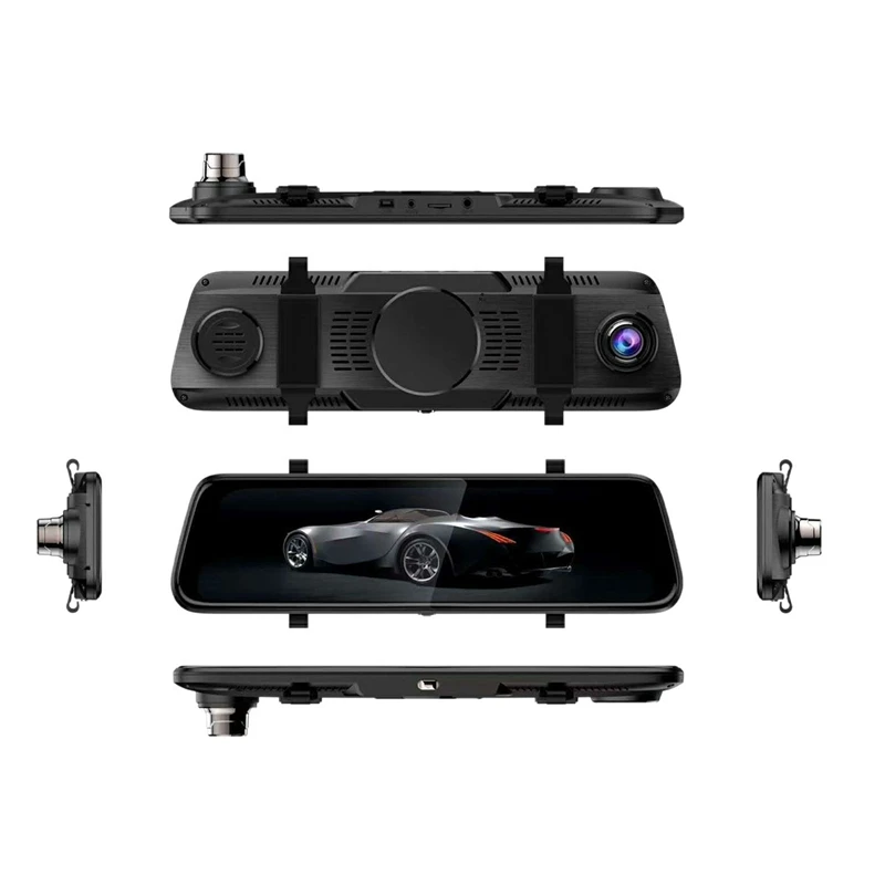 

10-Inch 2.5D Streaming Media Recorder Ultra Hd Matt Dual-Lens Car Camera Multi-Function Car Recorder 1080P With Box Packaging