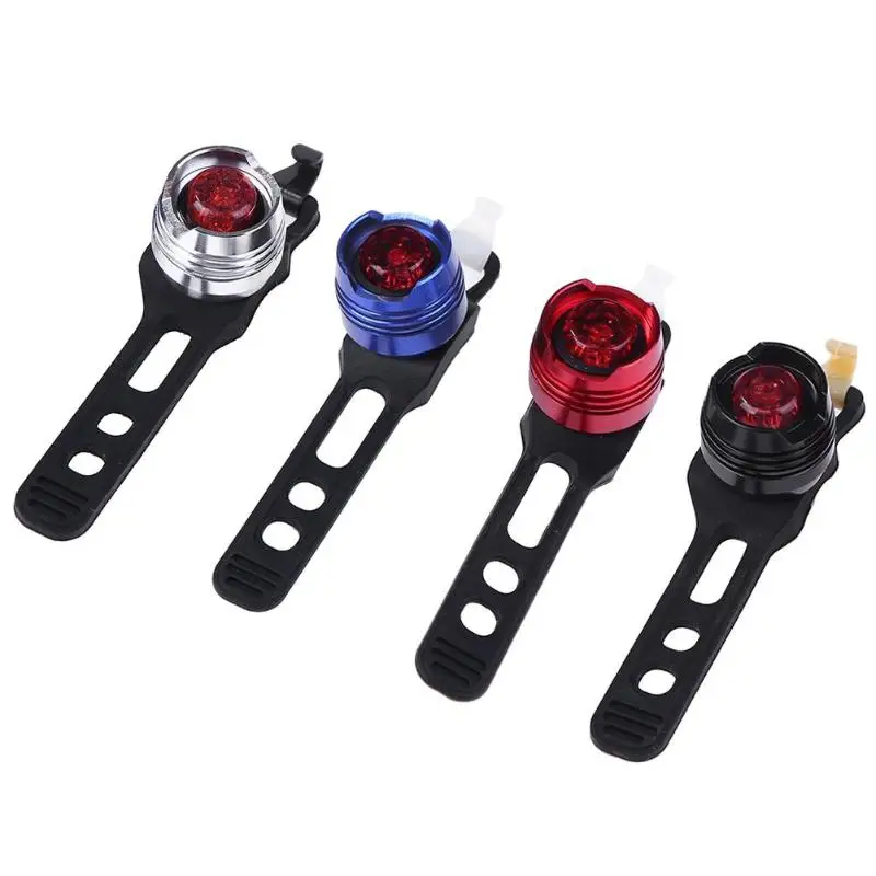 

1PC Bycicle Light Waterproof Red LED Bicycle Cycling Rear Tail Light Lamp 3 Modes Tail Light Warning Flashlight Bike Accessories