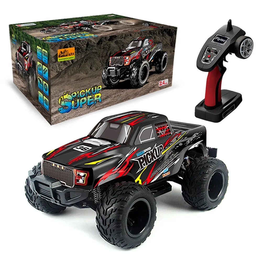 

Flytec 8897 High-Speed Model Big Foot Off-Road RC Car Remote Control Car Toys 1 : 12 2.4GHz Electric Four-Wheel Drive Toys Gifts