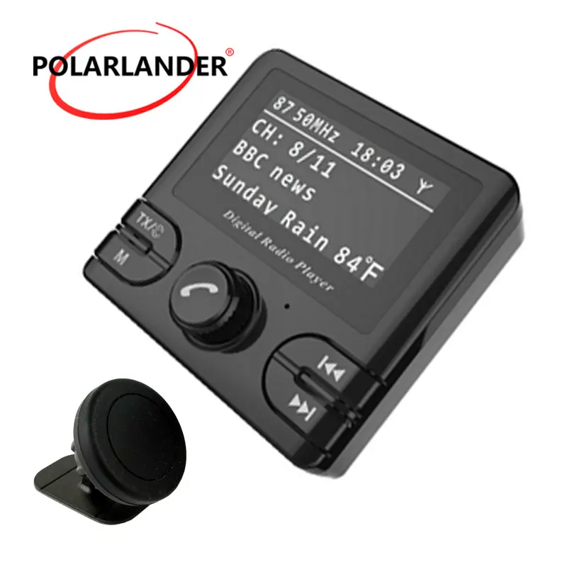 Adapter Tuner Audio Output DAB/DAB+Receiver Car Auto Radio FM Transmitters Wireless Bluetooth GPS Handfree Car Dab GPS Receiver