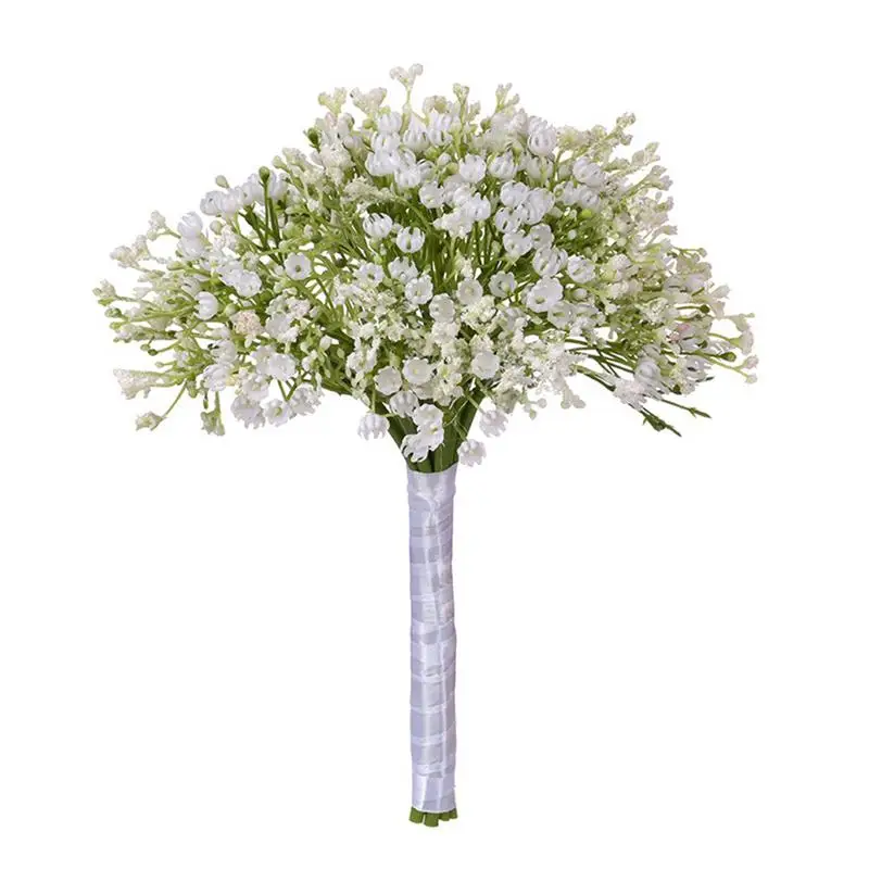 

New Plastic Bouquet Gypsophila Plant Simulation Dried Flowers High-end Home Romantic Decorations Friend Gift