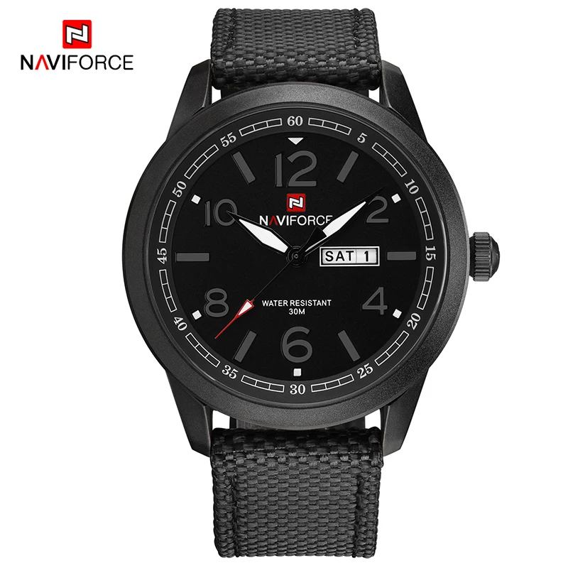 NAVIFORCE мужские модные роскошные часы повседневные кварцевые наручные с