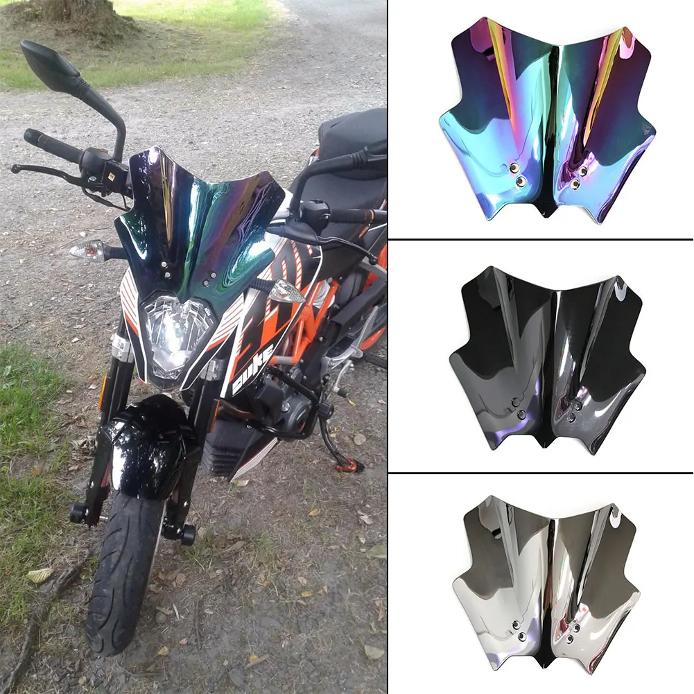 Ветровое стекло для KTM 125 200 390 DUKE 5 цветов двойной пузырьковый экран передние