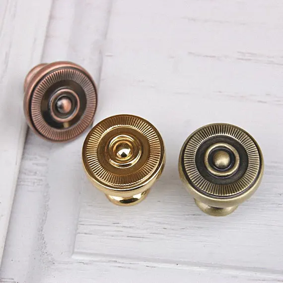 Металлические желтые ручки для шкафа из бронзы и меди|Ручка двери| |