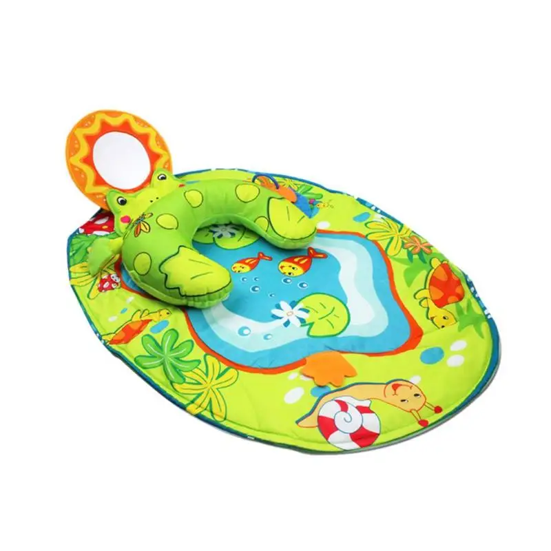 

84.5x61cm Baby Play Mat Cartoon Crawling Mats Children Game Pad with Pillow