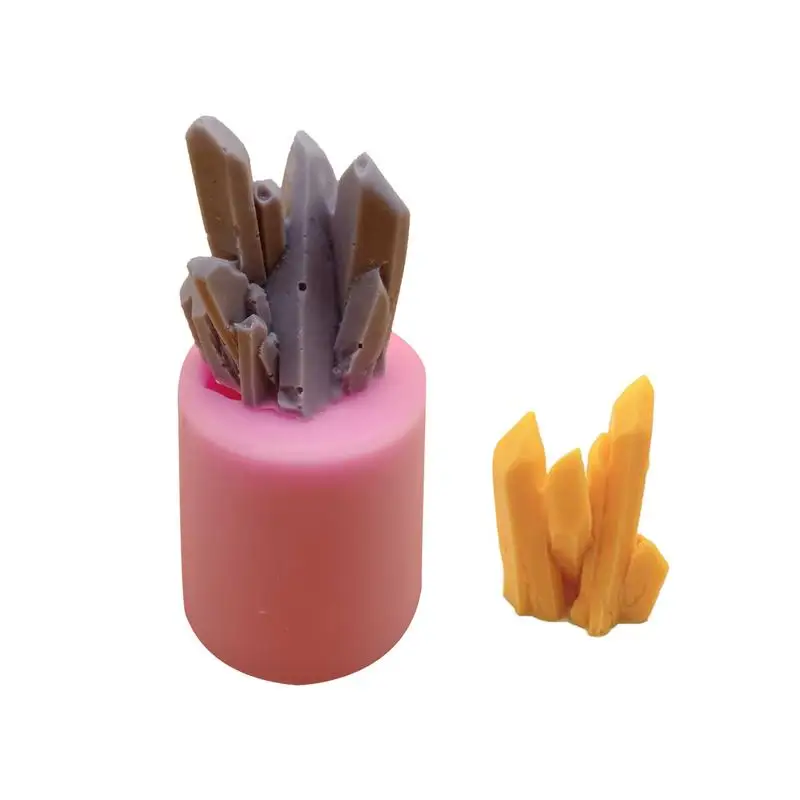 3D Хрустальная колонна силиконовые формы конфеты формы шоколадные формы кристалл ароматный, в форме косточки формы