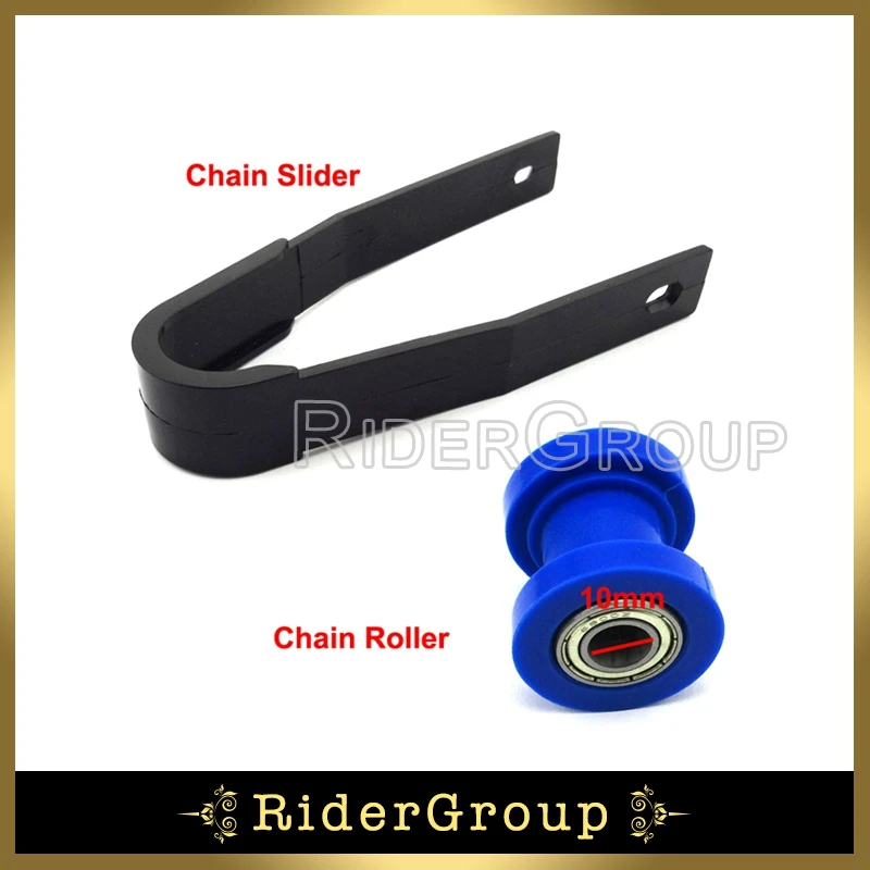JINGKE 8mm And 10mm Chain Roller Pulley Tensioner Wheel Guide Per For - Foto 9