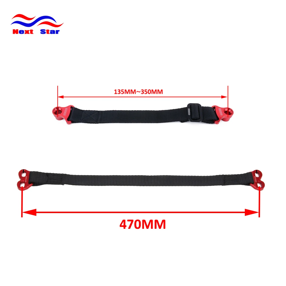 Мотоцикл красный передний и задний спасательный комплект галстук свинцовый ремешок для HONDA KAWASAKI YAMAHA YZ YZF WR WRF KX KXF KLX Байк