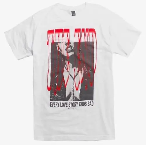 

Halsey LOVE STORY ENDS T-Shirt NEW Authentic & Licensed Summer Men'S fashion Tee 2019 fashion t shirt,2019 Hot Tees