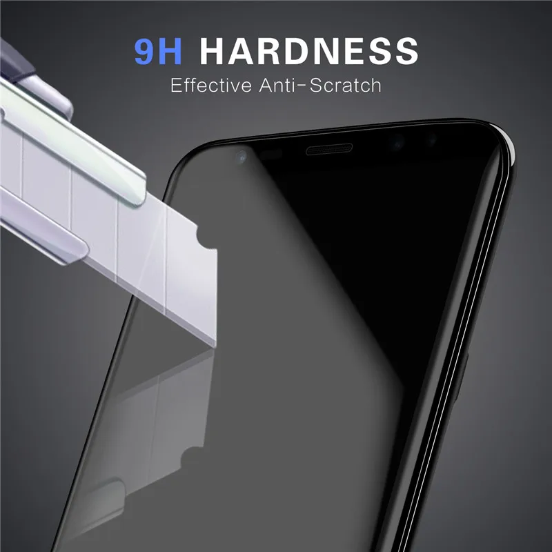 GTWIN Screen Protector For Samsung Galaxy S8 S9 S10 Plus S10 Lite Note 9 Tempered Glass Film Full Curved Cover Protective Film