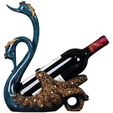 Акции Европейский Креативный Лебедь держатель для красного вина украшения простой современный домашнее Вино шкаф гостиная винный шкаф подарок