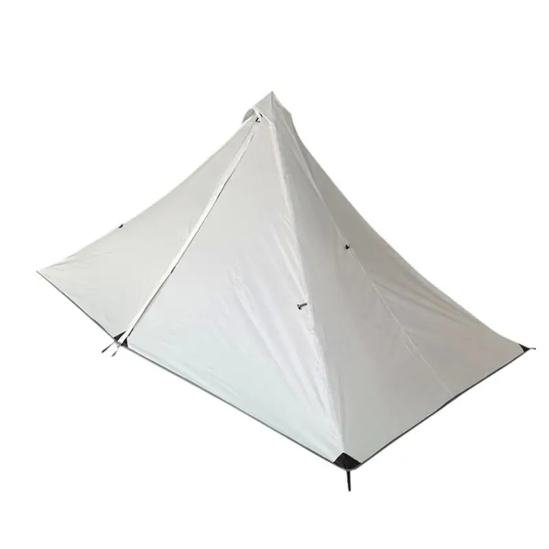 خفيفة Teepee عشرة Oudoor التخييم الهرم خيمة خالية يغرق المحمولة شاطئ الشمس المأوى قماش القنب للماء المظلة مظلة الشمس الظل