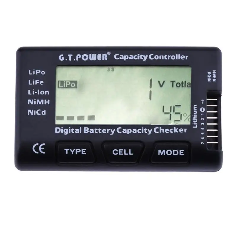 

LCD Digital Battery Tester Checker Voltage Checker Tester for LiPo LiFe Li