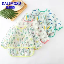 DALEMOXU 1PC Baby Bibs Waterproof Cute Cartoon Children Eating Plastic Bib Baby Long Sleeve Apron EVA Baby Feeding Smock Bibs DALEMOXU 1PC Baby Bibs Waterproof Cute Cartoon Children Eating Plastic Bib Baby Long Sleeve Apron EVA Baby Feeding Smock Bibs