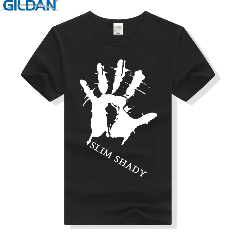 

GILDAN Eminem Slim Shady T Shirt Men Women HipHop Tshirt Cotton T-Shirt Hip Hop Clothing Hip-hop Marshall Mathers Tee