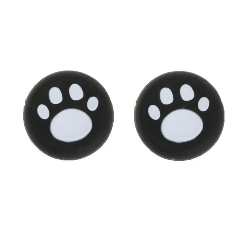 

2pcs Silicone Thumb Stick Grip Caps Gamepad Joystick Cover Case For Sony PS4 /PS3/XBOX Controller Kitty Palm Button Protecte Cap