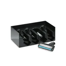 4 шт. насадки для бритья с острым лезвием для сухого и влажного бритья, моющееся лезвие для ручного бритья бороды, магнитное Сменное бритвенное лезвие с зажимом