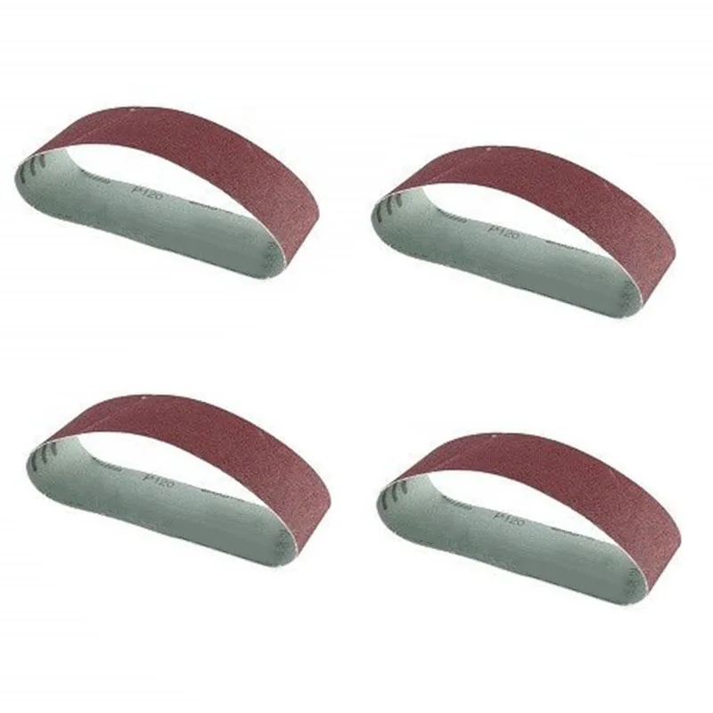 12pcs/Set Grinding Sanding Belts Grinder Accessories Grit Aluminum Oxide for Sander Polishing Repla
