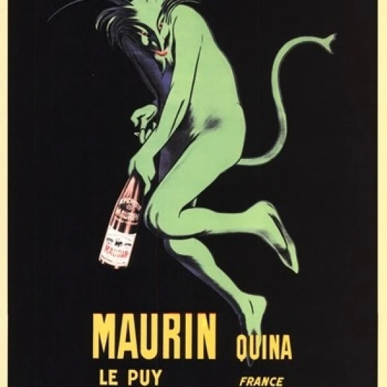 Maurin Quina постер печать Leonetto Cappiello (8x10) | Дом и сад