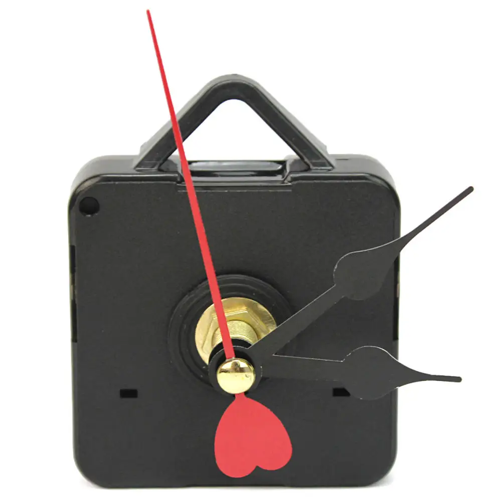 Модные кварцевые часы механизм запчасти ремонтный набор инструментов с черными часовыми минутными стрелками домашние часы ремонтные принадлежности