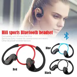 Bluetooth беспроводной наушник с зацепкой на ухо Спорт потонепроницаемая гарнитура встроенный микрофон гарнитура для iPhone, двойные динамики