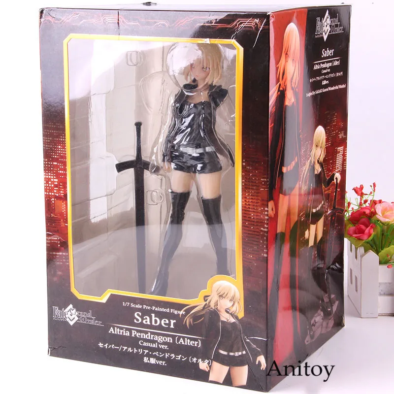 Fate Grand Order Saber 1/7 масштаб предварительно окрашенная фигура Altria Pendragon Alter casual Ver. Фигурка Коллекционная модель игрушки