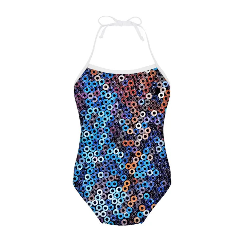 

Girls Swimwear Sequins 3D Design One-piece Baby Girls Swimsuit Children Kids Infantil Swimming Clothing Bathing Suits Beachwear
