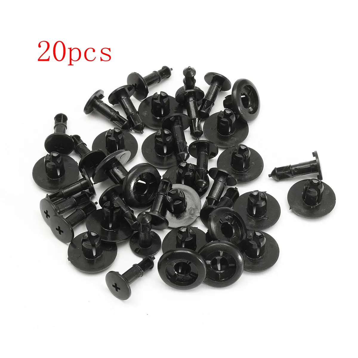 Suneducationgroup Com Motors Other Interior Parts Trim 20x 8mm Wheel Arch Lining Trim Screw Rivet Type Black Plastic Fastener Clips Car