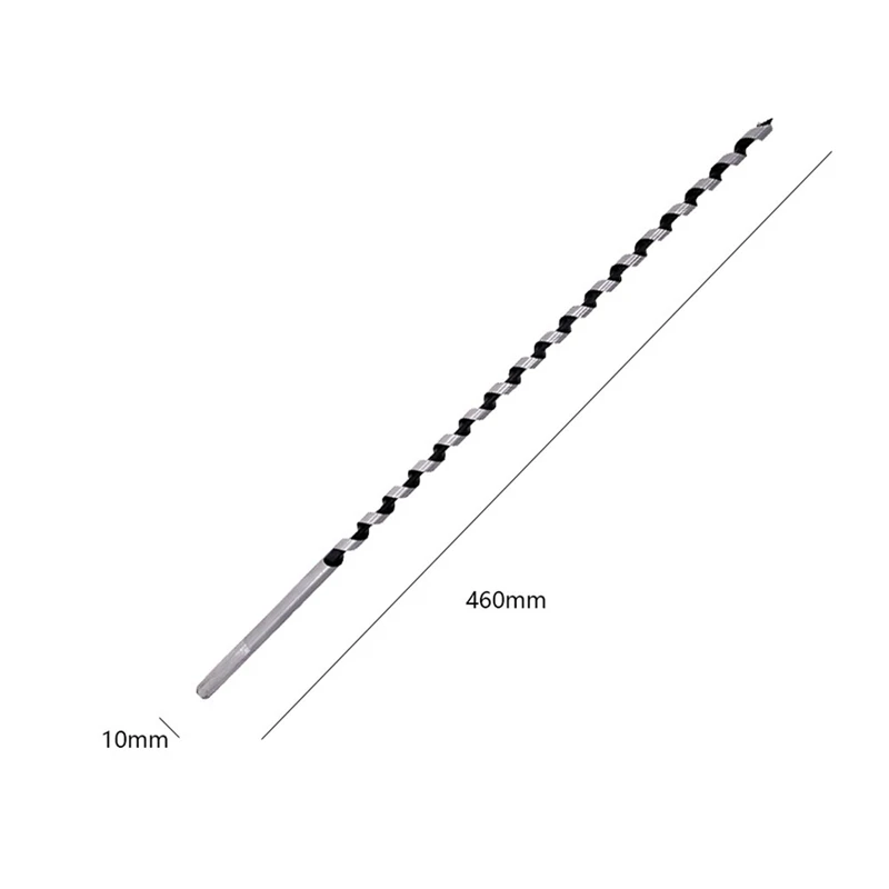 7 шт. набор 460 мм Высококачественная Высокоуглеродистая сталь острое спиральное сверло шнековые сверла для Электрическая дрель Деревообрабатывающие инструменты 6/8/10/12/14/