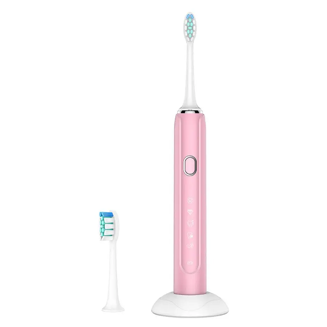 

Rechargeable USB Charge Waterproof Ultrasonic Electric Unisex Toothbrush Dental charger Care 12 hours Casual