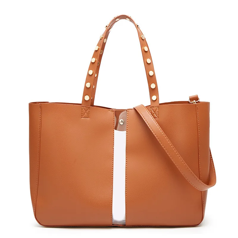 2019new Woman Package Concise Support Special Rivet Child And Mother Handbag Will Capacity Bag China Versatile Thread CasualB220 | Багаж и