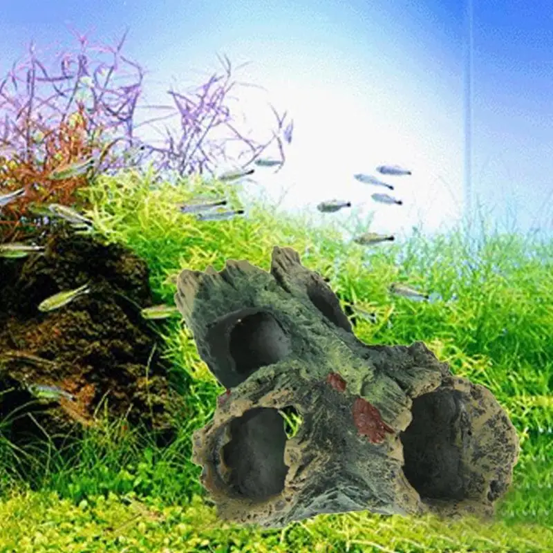 Смола аквариум украшения елки искусственная Коряга для рыб танк орнамент