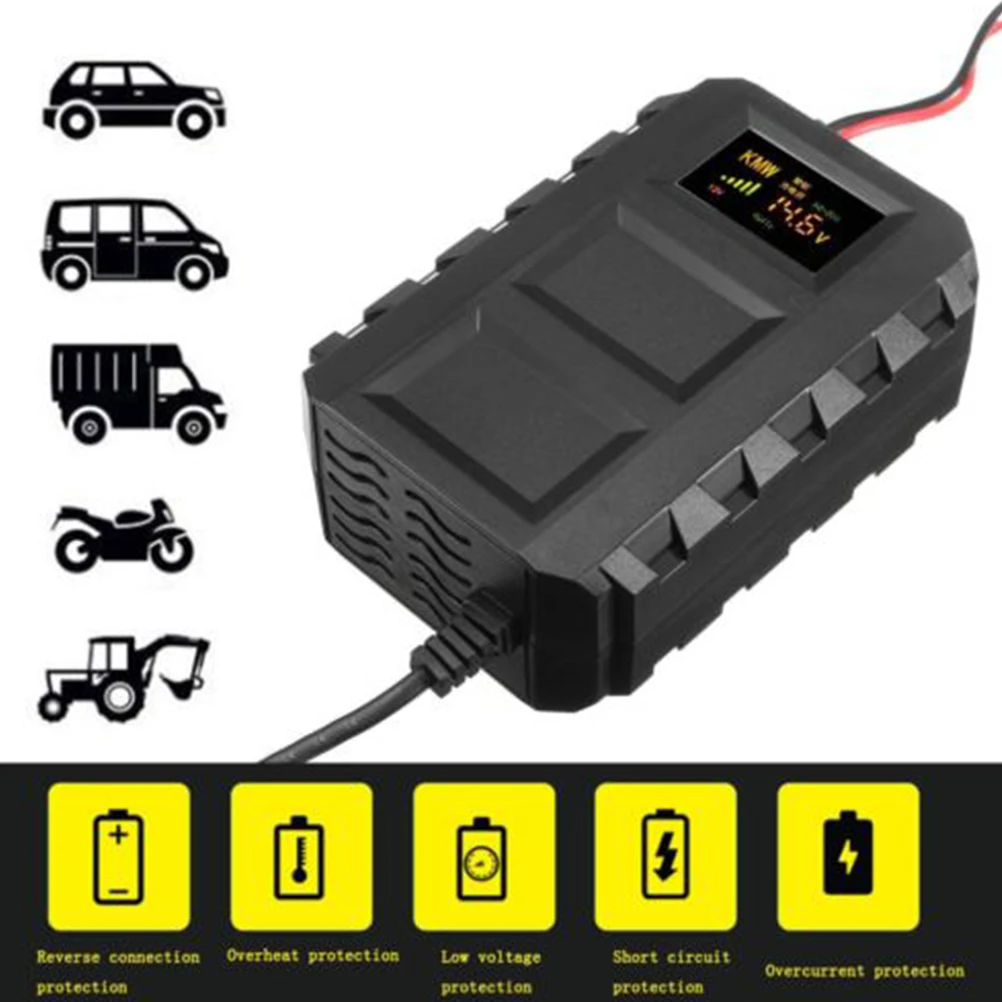 

1PC KC-20A 12V 20A Battery Charger Lead Acid Battery Charger Motorcycle Battery Charger For Car Motorcycle Truck With EU Plug