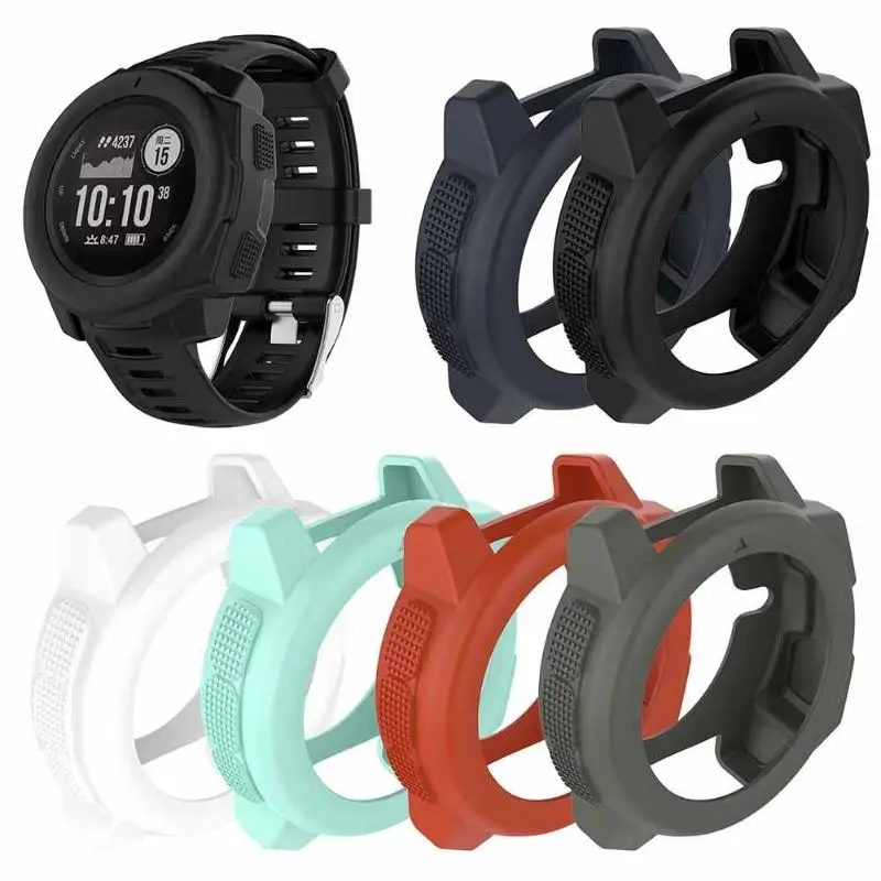 VODOOL легкий силиконовый защитный чехол для смарт часов Garmin Instinct прочная