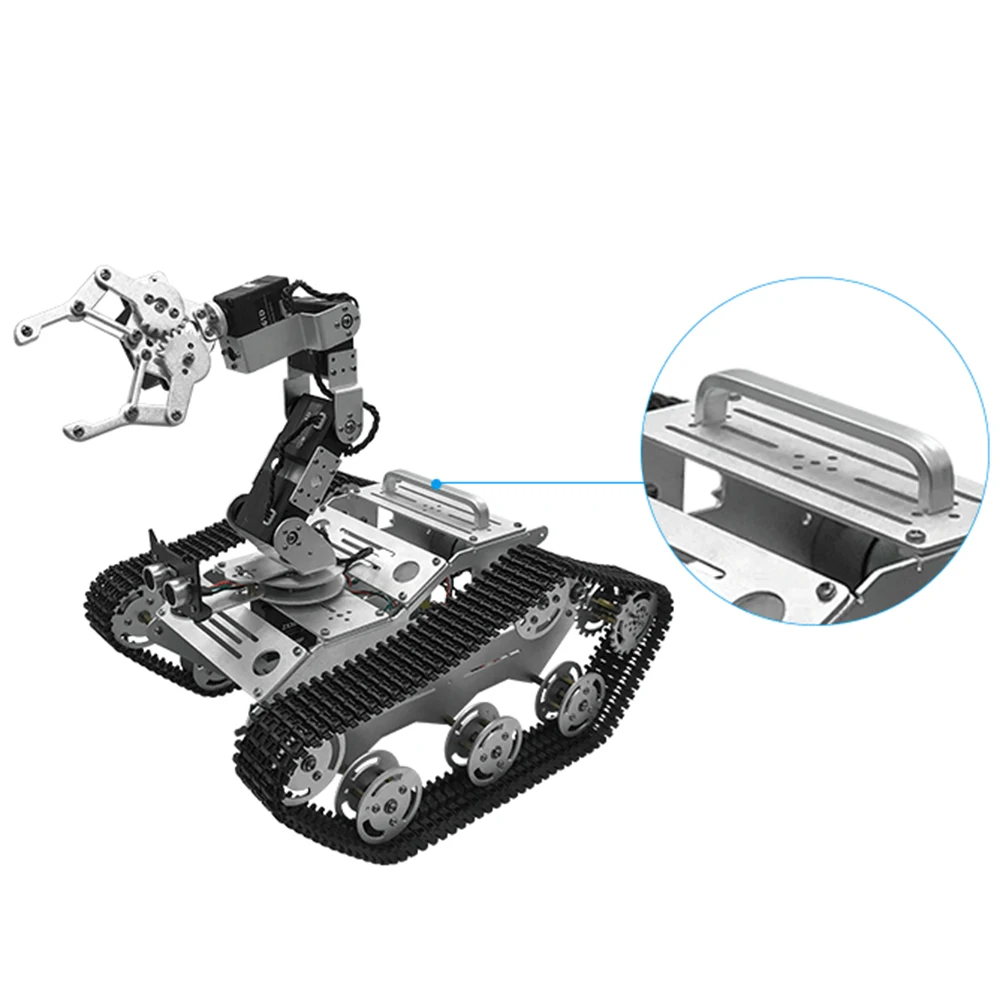 

Original TL-TECH KiBOT-2 6DOF RC Robot Arm Car PS2 Stick Control Education Kit For Kids Gift