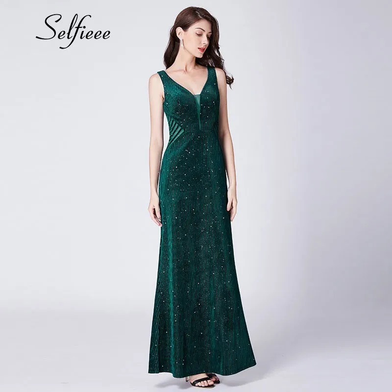 Сексуальные бордовые вечерние платья 2019 Vestidos De Fiesta новые модные весенние с v