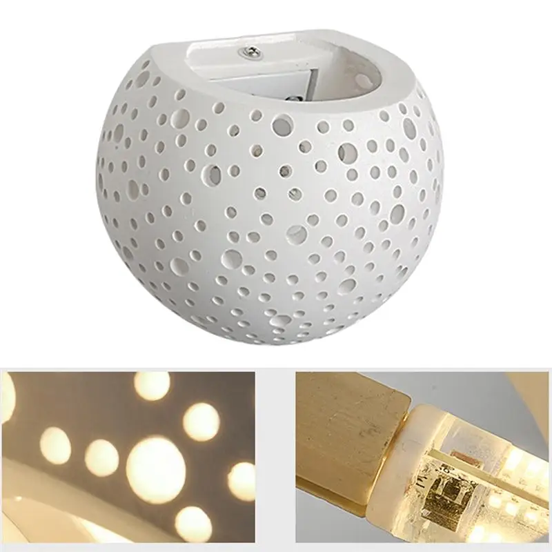 Современный дизайн G9 светодиодный штукатурный настенный светильник Настенный светильник фонарь для кабинета спальни коридора