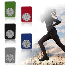 5 цветов на выбор портативный зеркальный MP3 плеер мини клип MP3 музыкальный плеер Поддержка мини SD TF карта