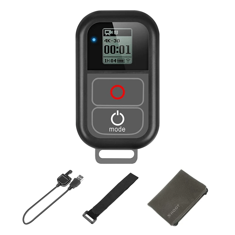 

Shoot Smart Remote Control For Hero 7 Black,6,5,4,3,3 + ,2,1,Hero + Lcd,4 Session,5 Session Waterproof,Lcd Screen,Wi-Fi,Wirles