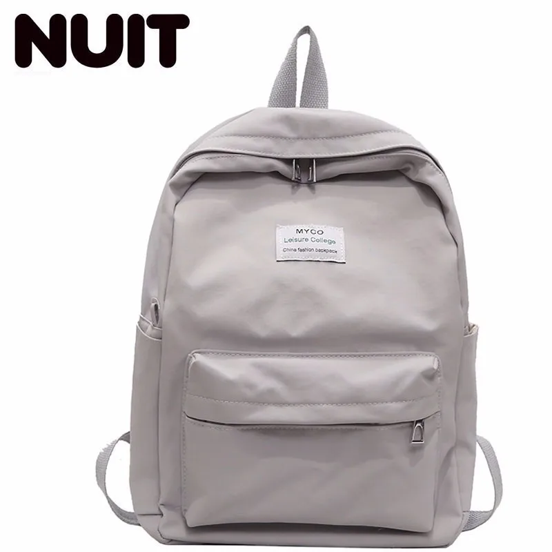 

Woman Nylon Backpack Bag College Students Fashion Travelling Backpack Bags Woman Casual Both Shoulders Bags High Quality