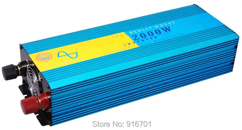 

2KW Inverter 12V DC to 230V AC 2000W Pure Sine Wave Inverter