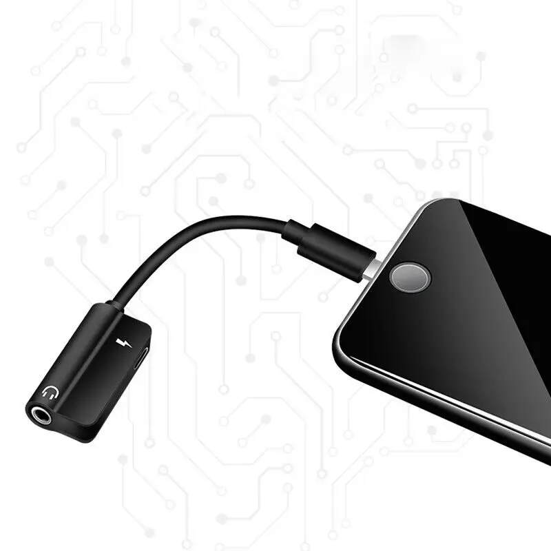 Новинка 2019 для iPhone X 7 8 Plus Аудио двойной адаптер сплиттер наушник разъем наушников