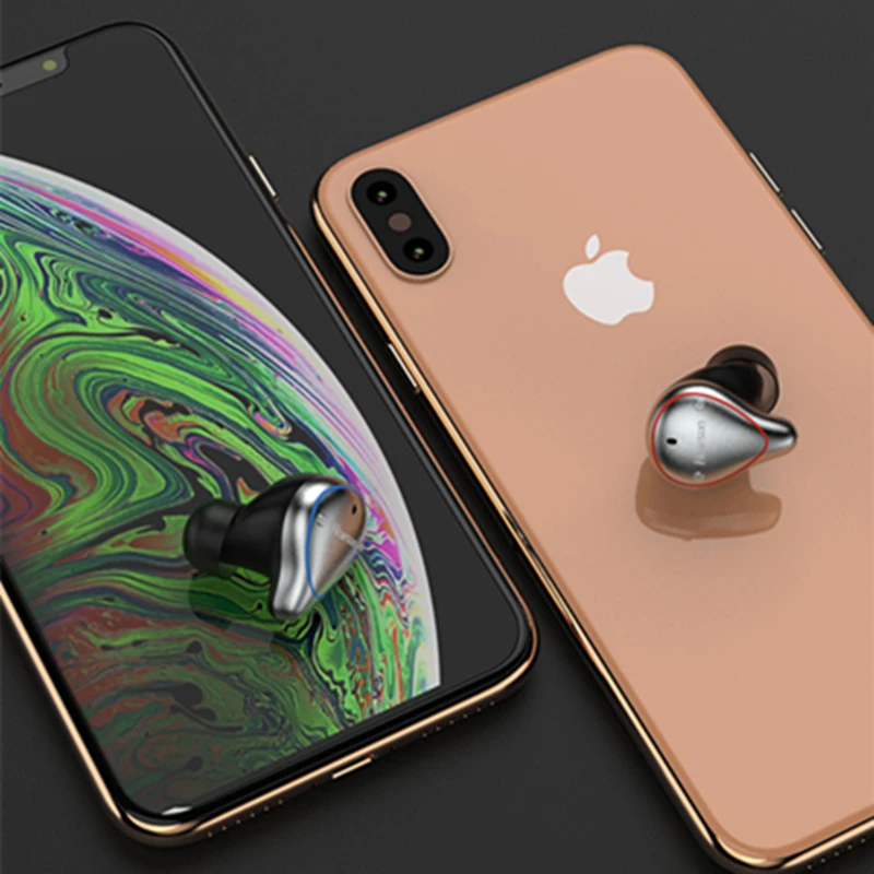 Бинауральные наушники Bluetooth 5 0 IPX7 водонепроницаемые настоящие Беспроводные