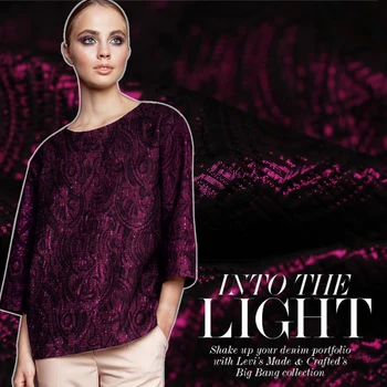 

high-grade three-dimensional jacquard gold line fashion fabrics include autumn and winter coats windbreaker cloth specials sale