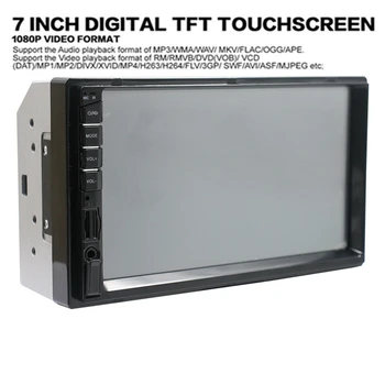 

Stereo Player 7 Colors Inch Mirror Link Car Radio 2 Din Hd Mp5 Bluetooth Touch Screen Aux With 4led