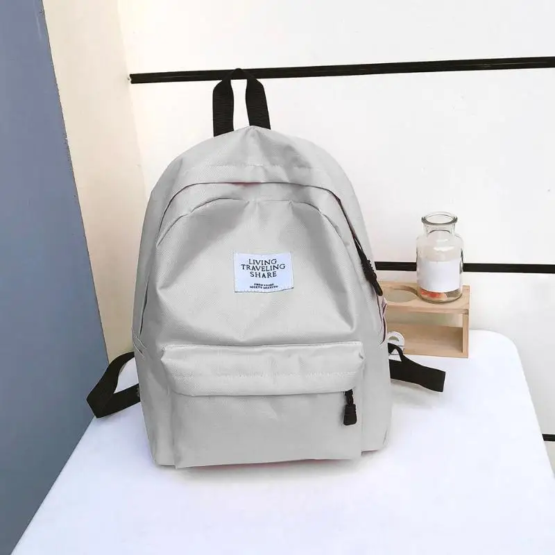 

Women Canvas Backpack Preppy Large Capacity Shoulder Bags Travel School Bag For Teenager Mochila Feminina 2019 New Female Bag