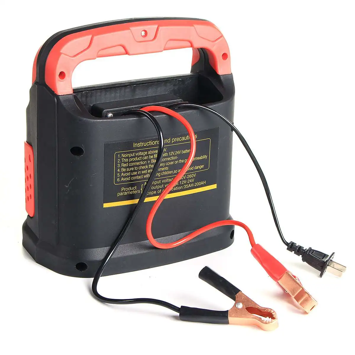  350W 12V/24V 200Ah Portable Electric Car Emergency Charger Booster Intelligent Pulse Repair Type AB