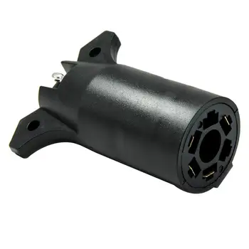 

Durable 7 Way Round to 4 Way Flat Blade Trailer Adapter Plug Connector (T24507)